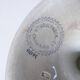 Iron earth plate on foot compote bowl Boulenger Choisy le Roi