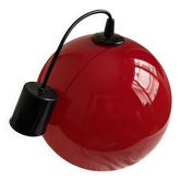 Red opaline glass pendant (circa 60/70)