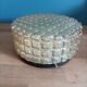 Ceiling lamp smoked molded glass metal base