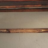 Solid wood cantou bench, Popular Art, 19th century