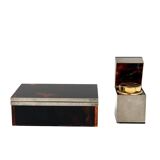 Hollywood regency luxury smoking set, Italy 1970