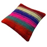 Housse de coussin kilim turc vintage, 40 x 40 cm