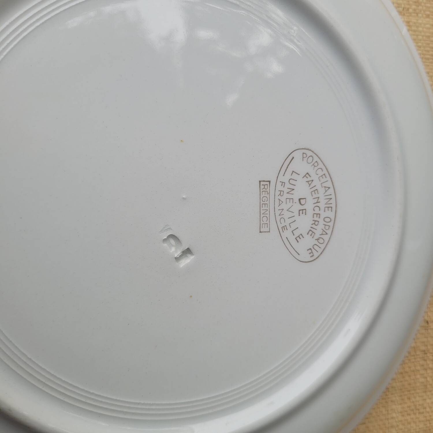 60's Lunéville dishes