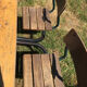 Vintage schoolboy double desk