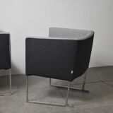 Pair of vintage amchairs model Solo by Antonio Citterio for B&B Italia