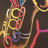 Original poster Rolf Unie- 30 th Montreux Jazz Festival