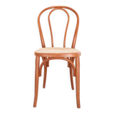 Bent beech wood chairs with straw seats, no. 34 total, 1990-2000