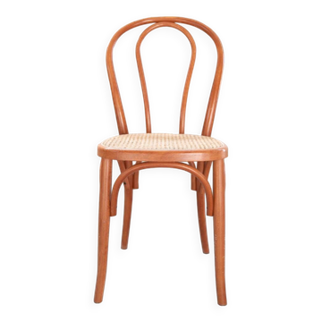 Bent beech wood chairs with straw seats, no. 34 total, 1990-2000