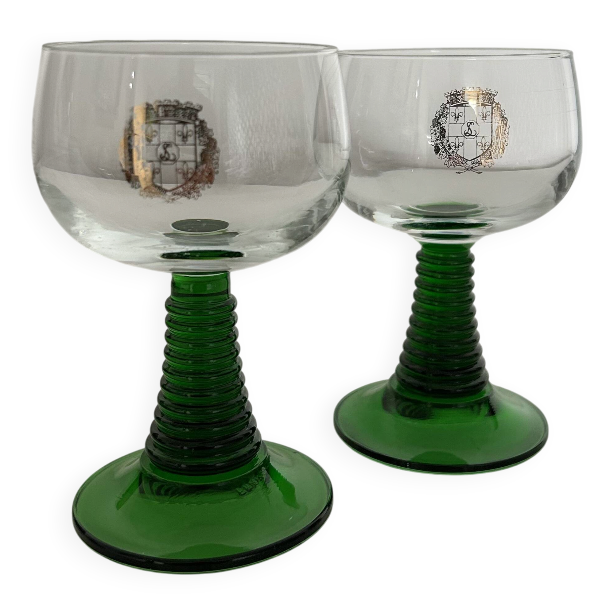 Pair of Alsace wine glasses