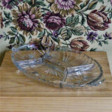 Compartmentalized aperitif tray in art deco style
