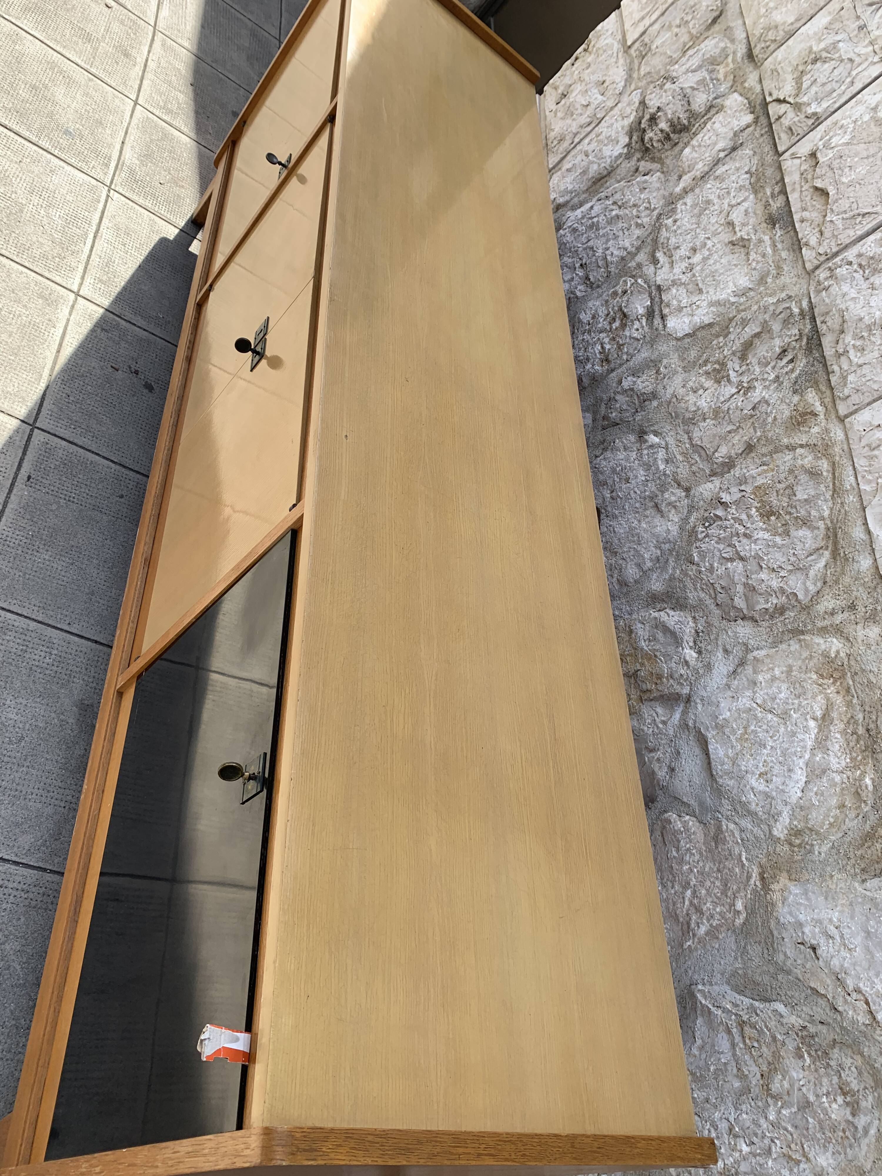 Vintage ash sideboard from the 1950s