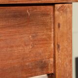 American desk in raw wood 1900