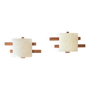 paire d’appliques teck