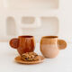 Mug en céramique Ambre terracotta