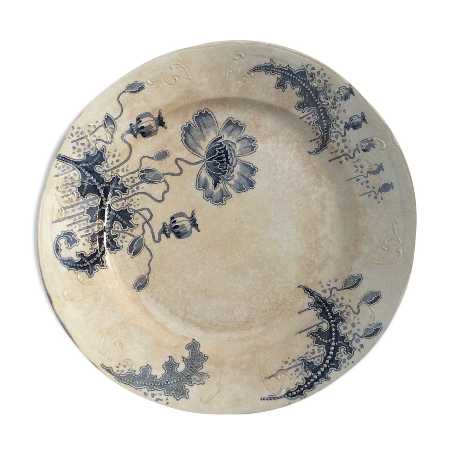 Round dutch ceramic dish