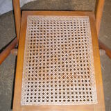 Fauteuil canné pliant début XX