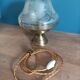 Living room lamp globe art deco gold border base brass dp 0723030