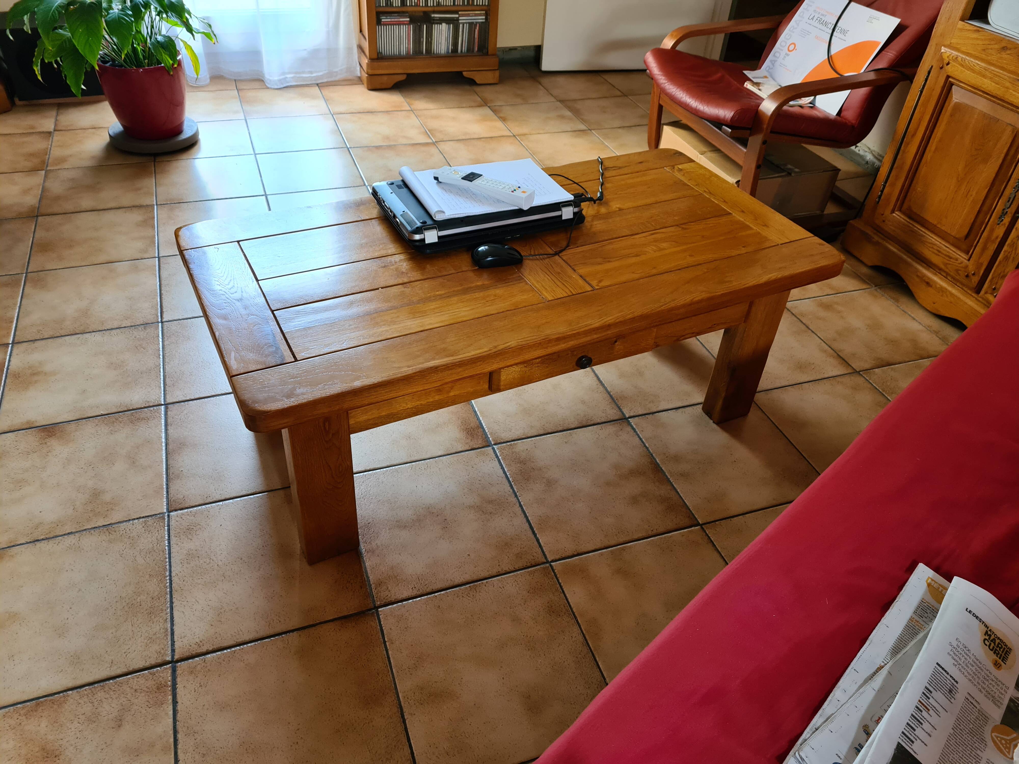 Hellin solid oak living room furniture set