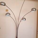 Floor lamp with five branches of the 80s