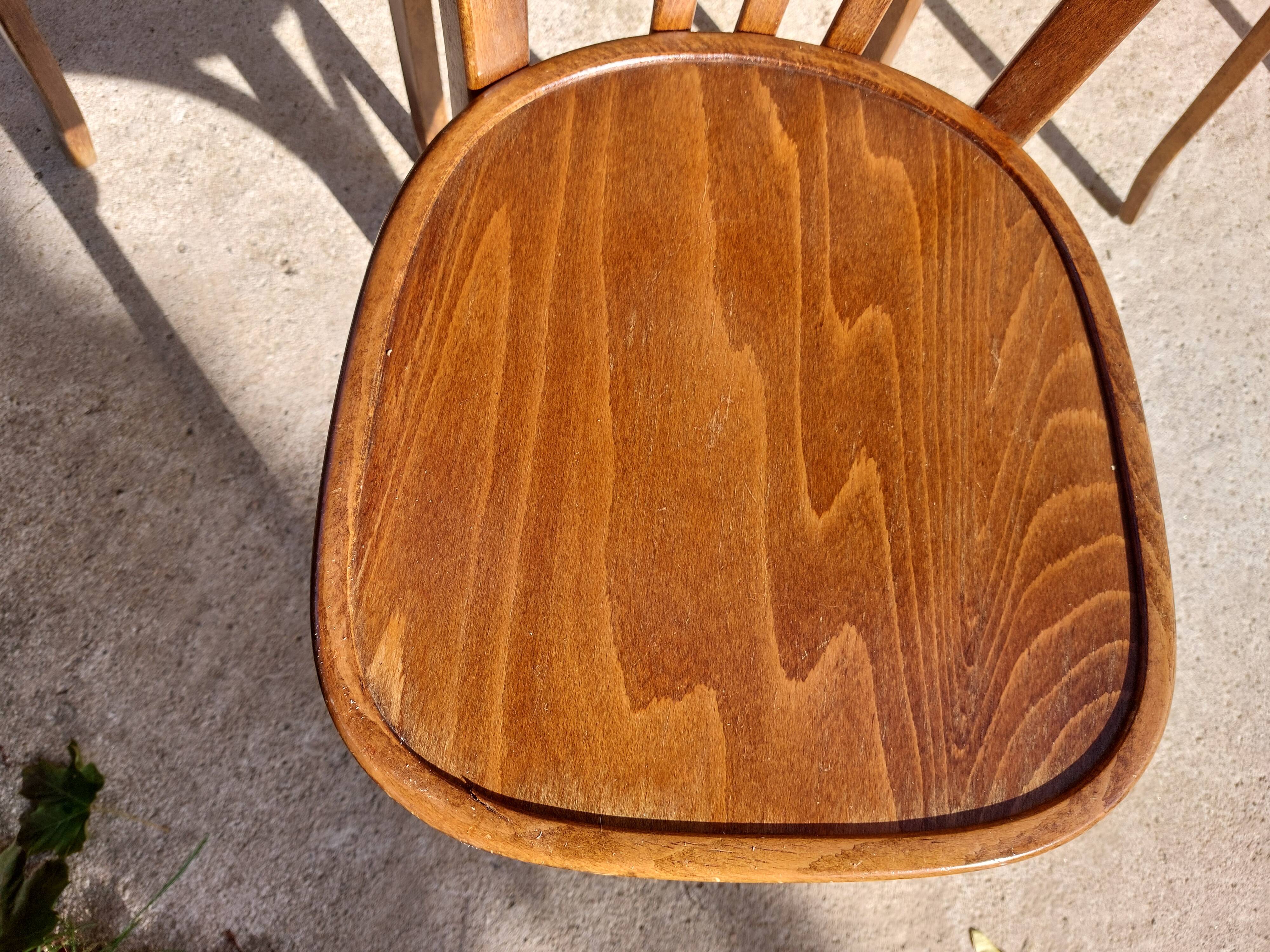 5 vintage Baumann bistro chairs