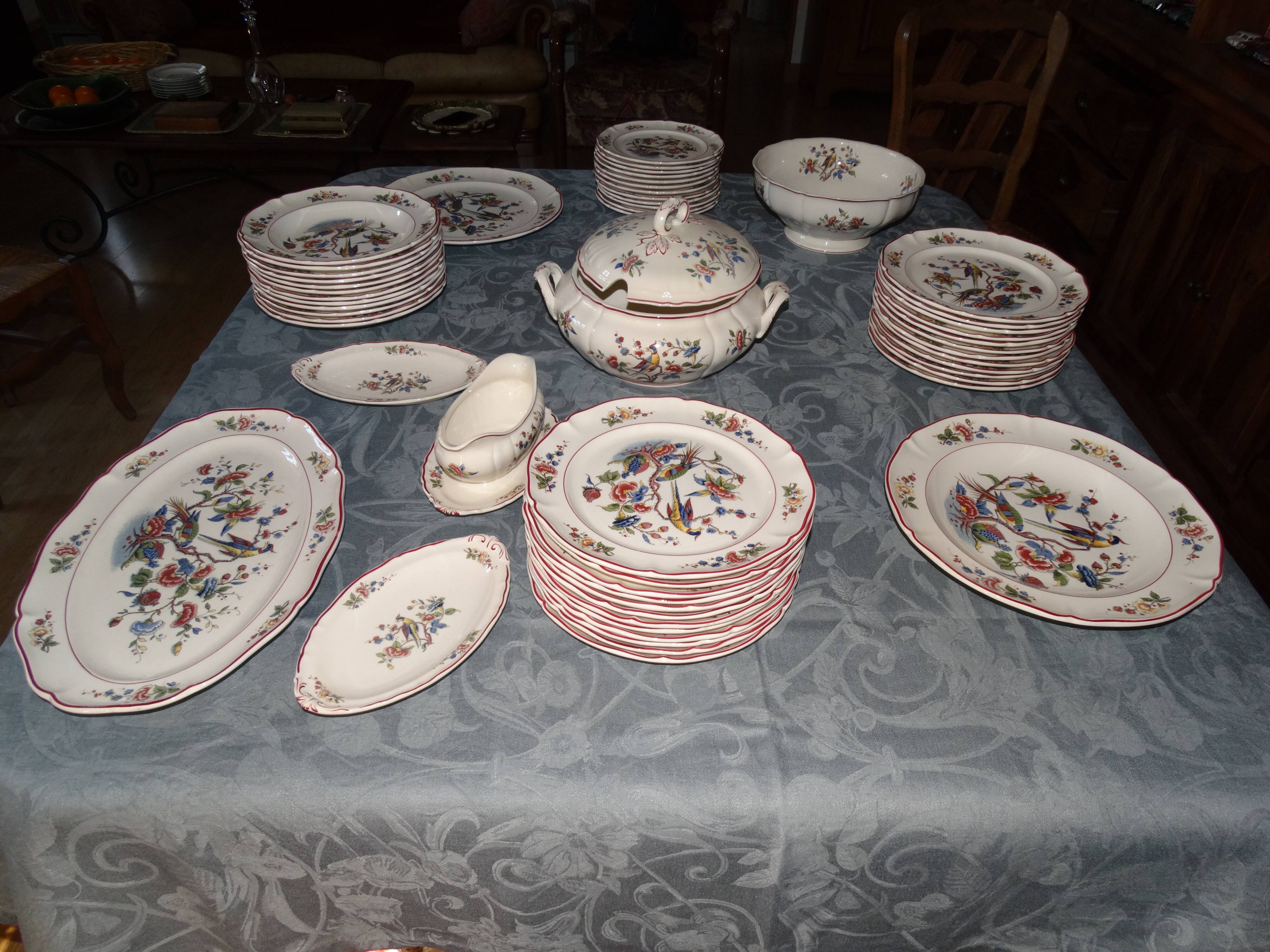 Villeroy & boch tableware, 1950s, phoenix model.