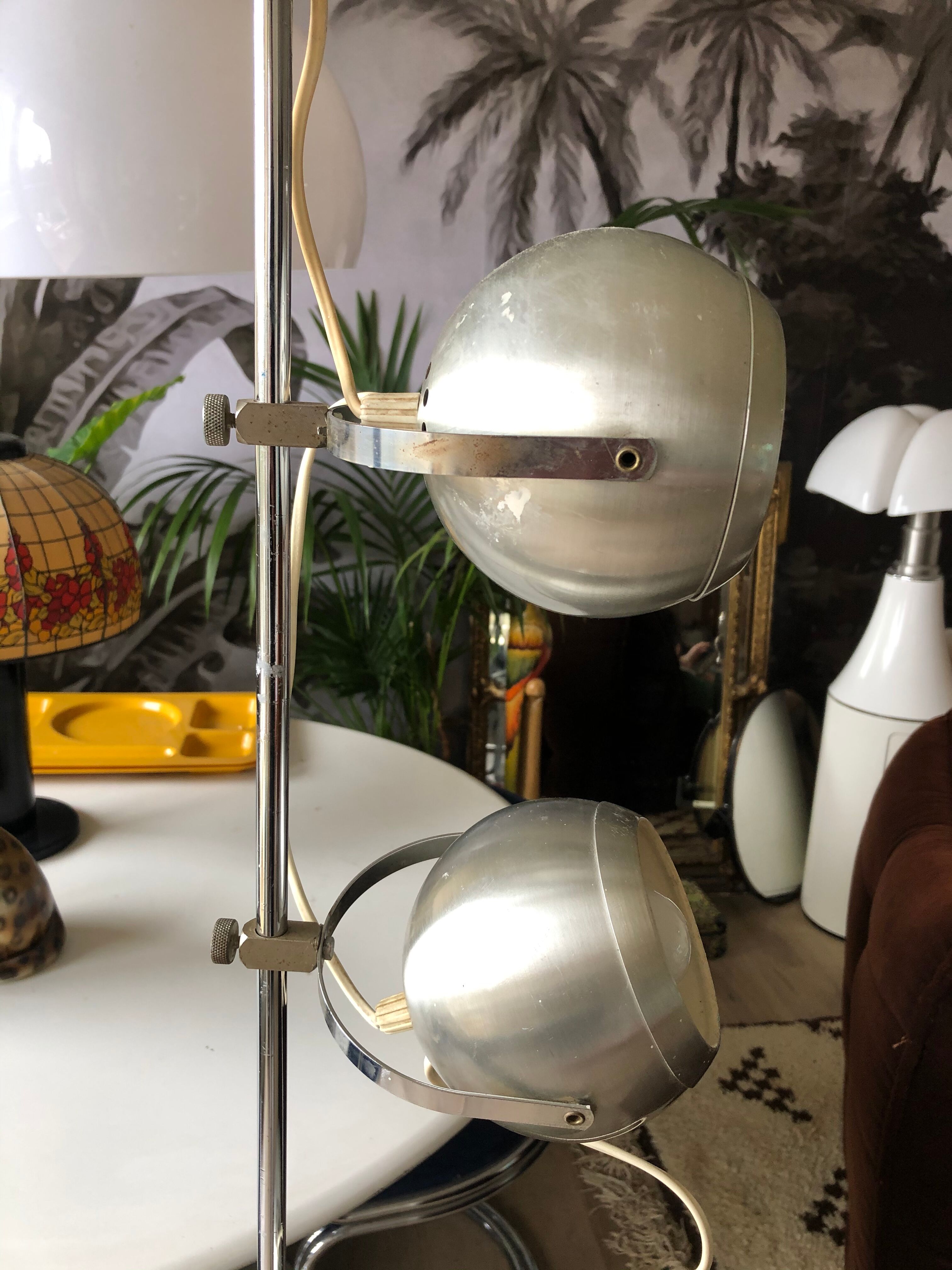 Eyeball lamp of the 70s