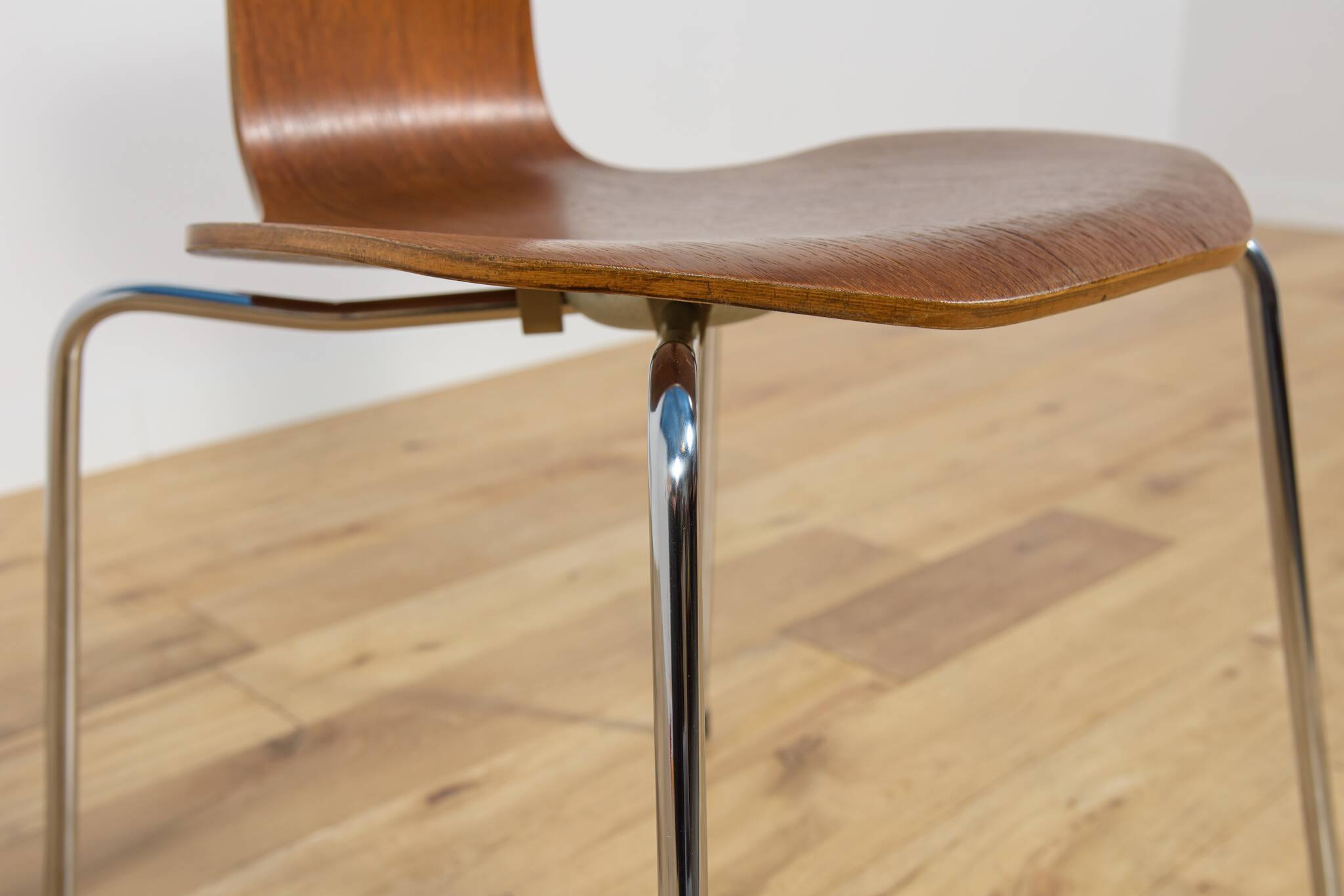 Model 3103 Dining Chairs by Arne Jacobsen for Fritz Hansen, 1970s, Set of 4