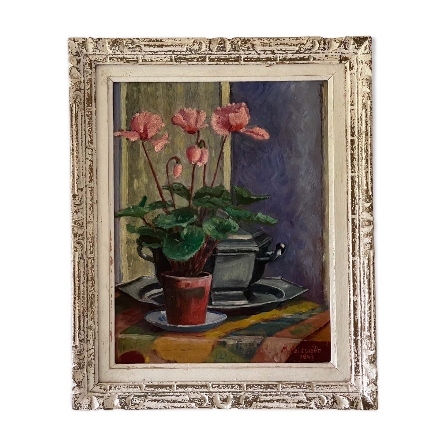 Nature morte aux cyclamens