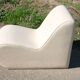 Pair of vintage armchairs, 1970s, faux leather