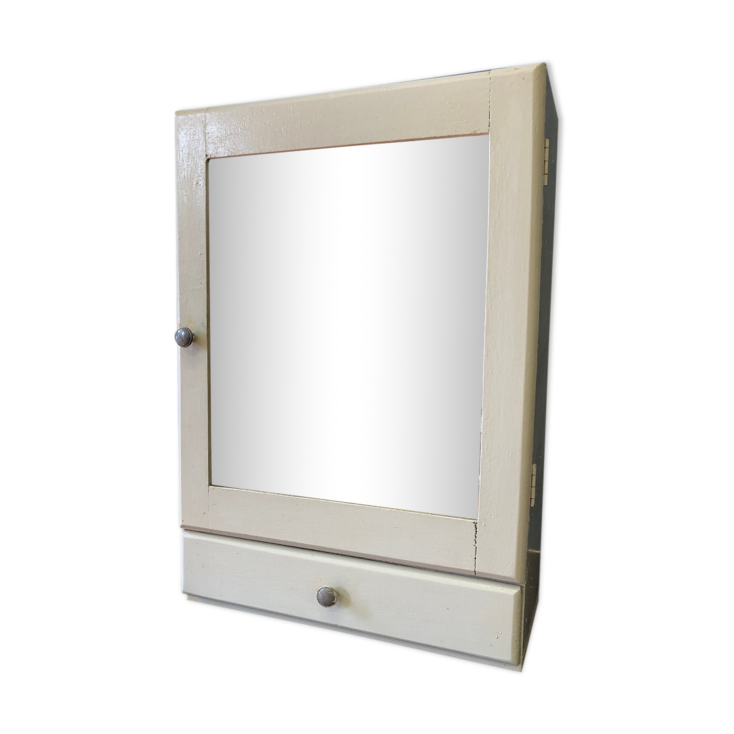 Wooden medicine cabinet