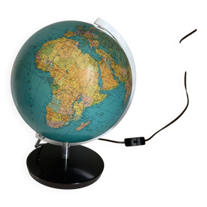 Globe vintage 1976 terrestre