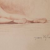 Jean Auguste Vyboud - Deux études de vie nue