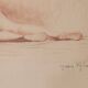 Jean Auguste Vyboud - Two Nude Life Studies