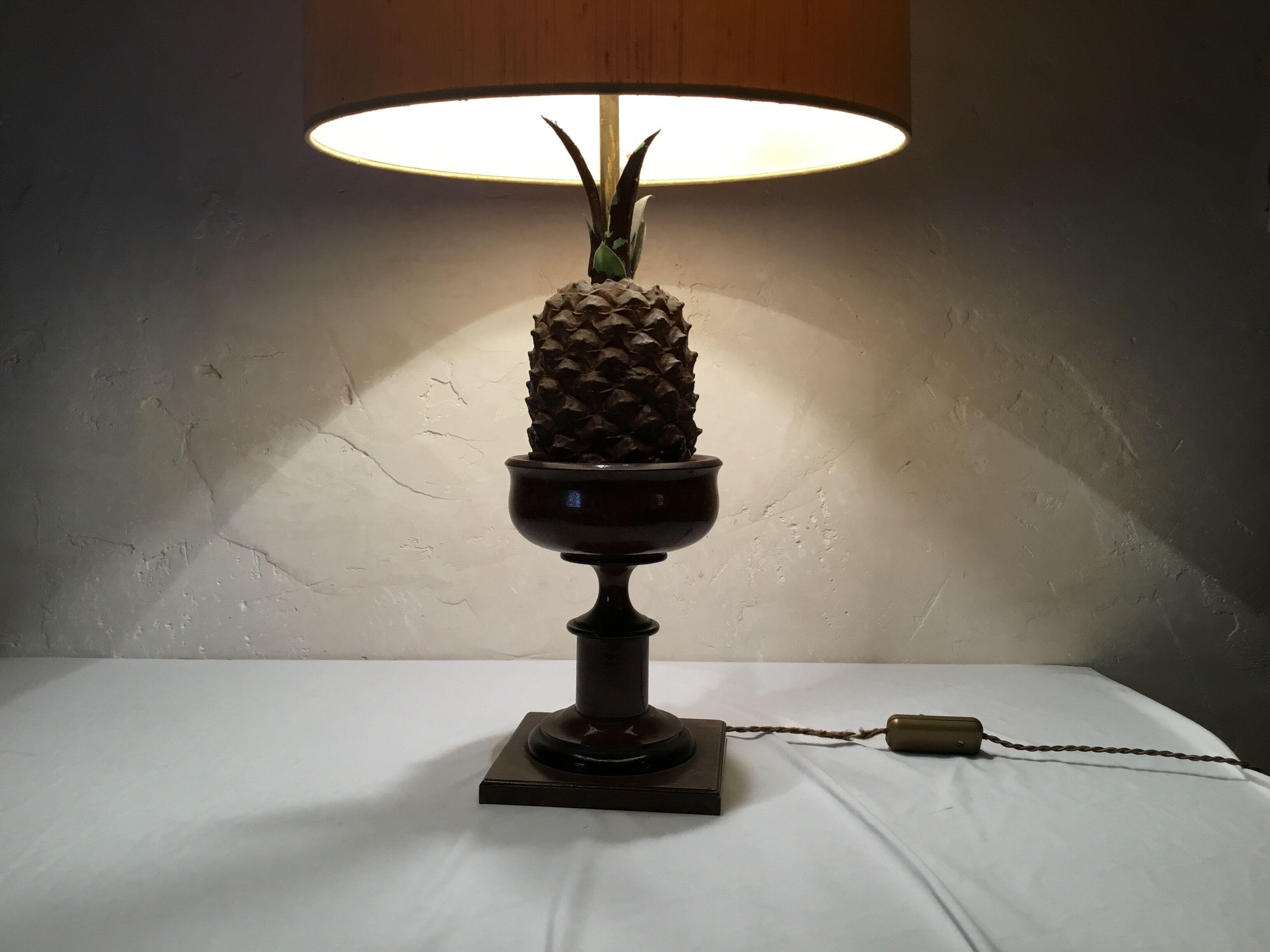 Vintage pineapple design lamp 60-70