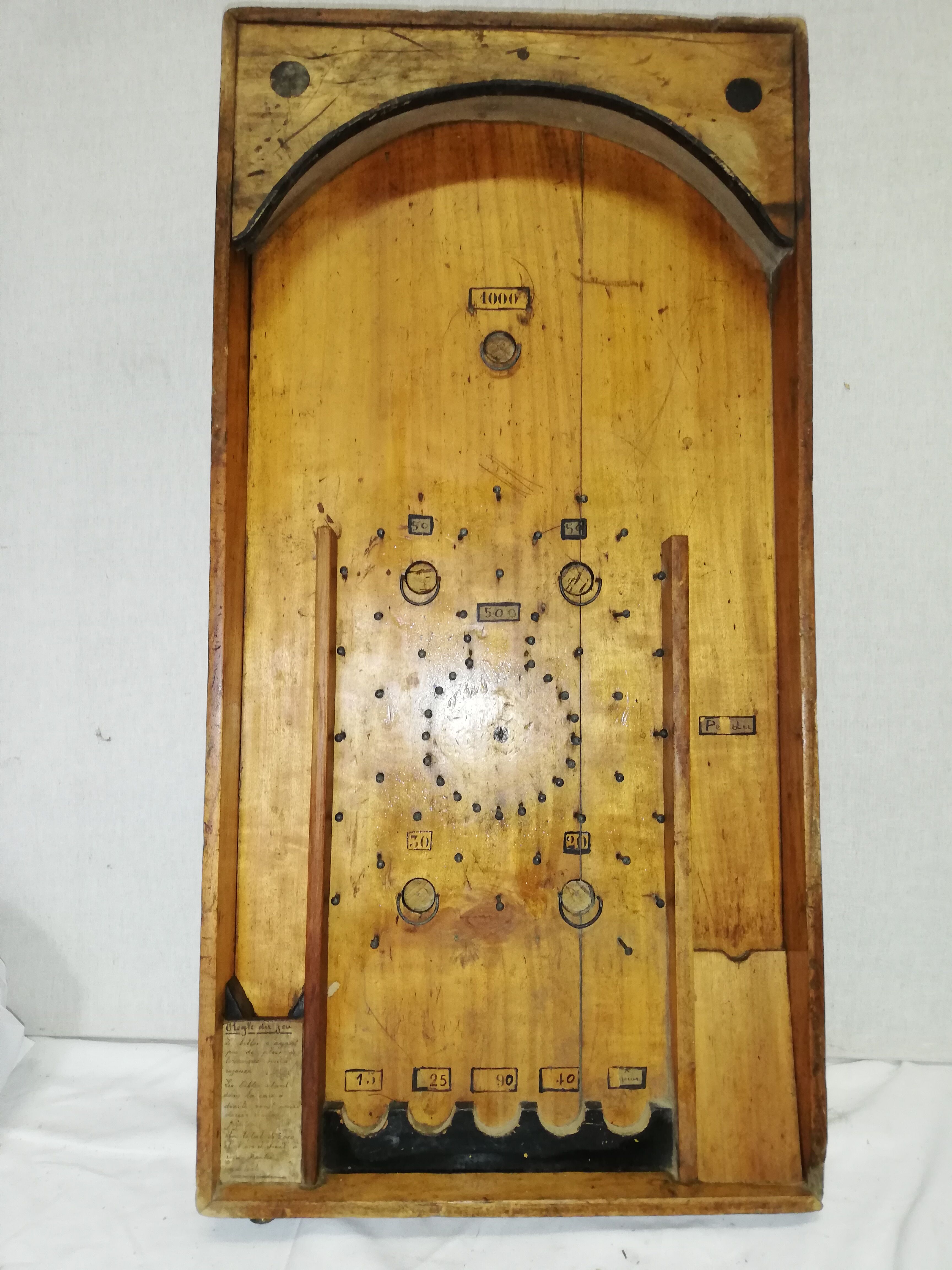 Ancient wooden ball games