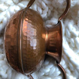 Pot Villedieu in hammered copper