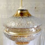 Suspension en verre style scandinave - années 60/70