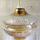 Scandinavian style glass pendant light - 60s/70s
