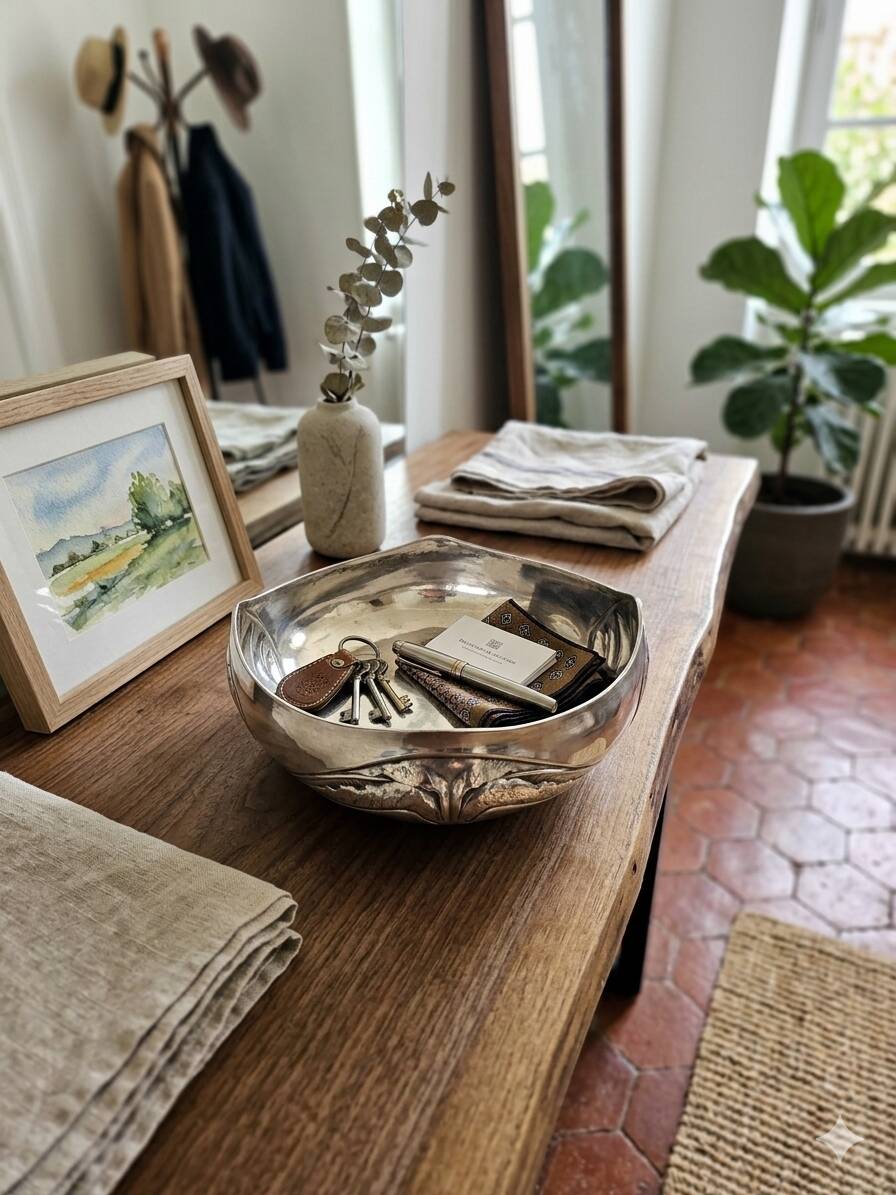 Coupe de Table Art Nouveau  Orfèvrerie Gallia (Christofle) Poinçon au Co