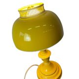 Miniature vintage yellow desk lamp