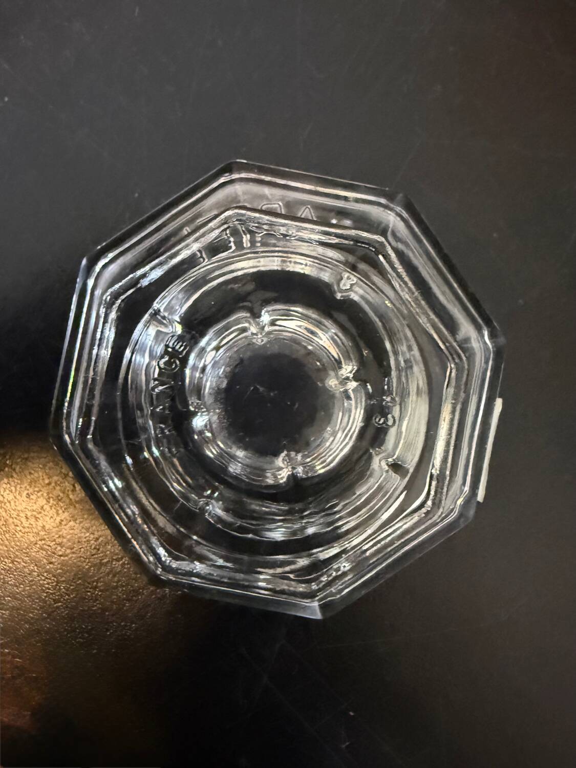 Set of 3 glass candle holders Luminarc – Vintage France