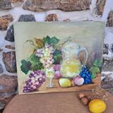 Still life painting canvas