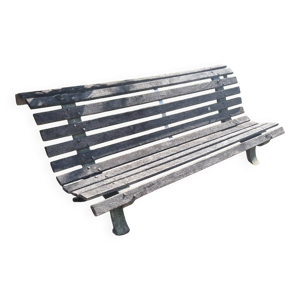 banc fonte et bois, ancien