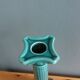 Niderviller emerald green column candle holder