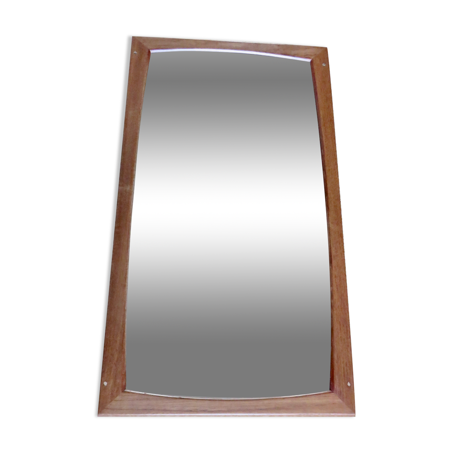 Teak mirror by Aksel Kjersgaard. Denmark 1965