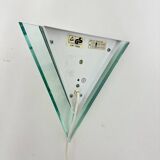 Massive Belgium post modern wall lamp , 1980s
