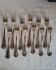 12 Fourchettes en métal argenté Boulenger Couverts de table
