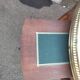 High table old hot water bottle Louis XVI style marble top