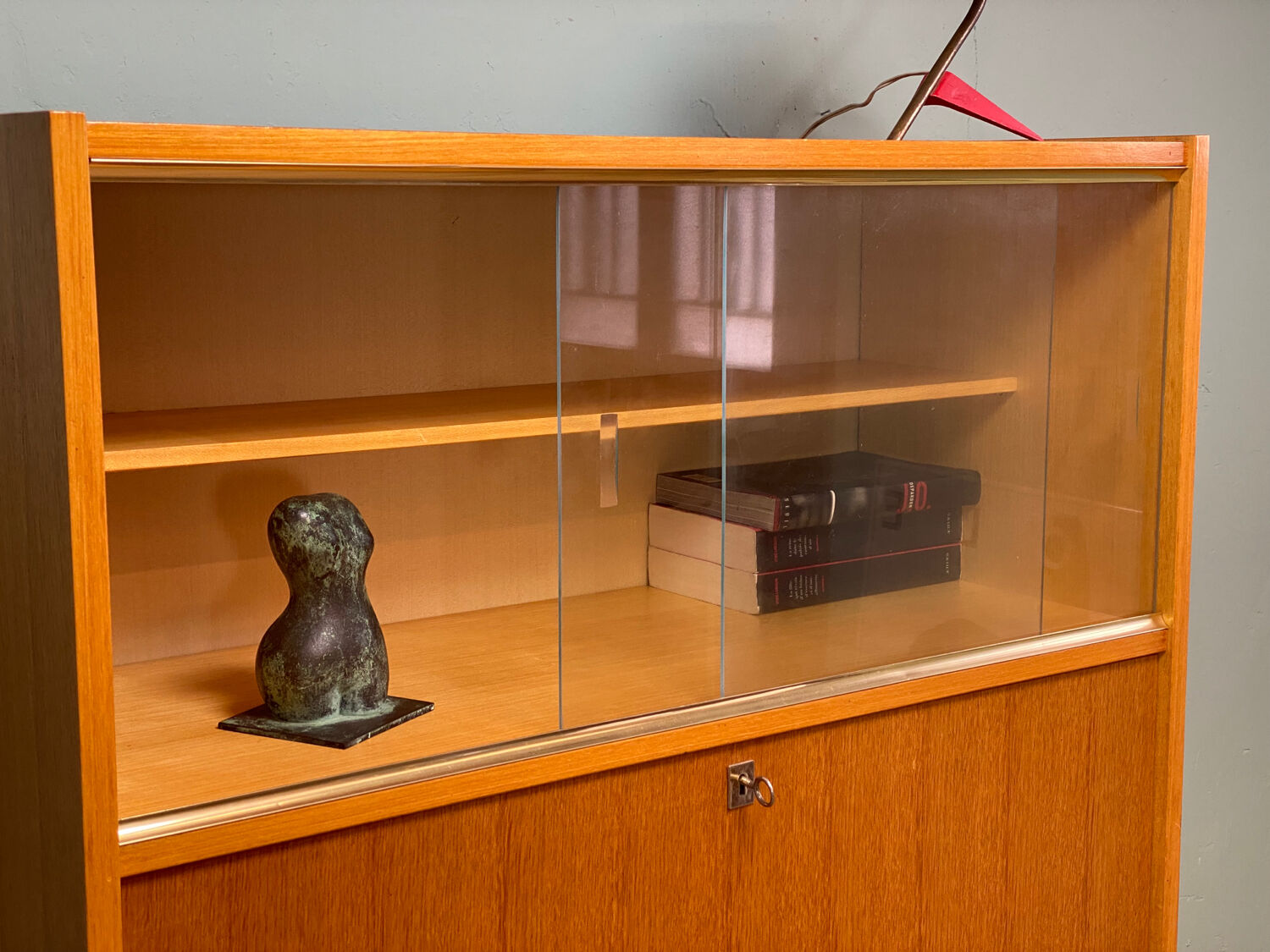 Vintage secretary from the 50s with hinged desk