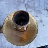 Masca gilded metal chandelier, 60s